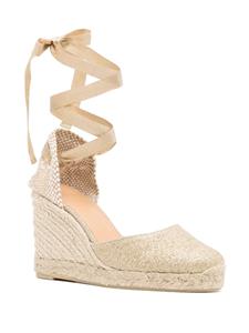 Castañer Carina 90mm wedge sandals - Beige