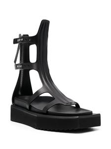 Rick Owens Sandalen met open neus - Zwart