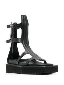 Rick Owens Turbo Cyclops Spartan sandalen - Zwart