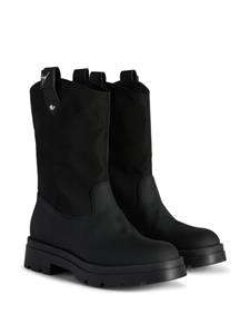 Giuseppe Zanotti Aldrien laarzen met logoplakkaat - Zwart