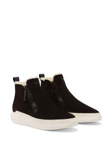 Giuseppe Zanotti Conley enkellaarzen met rits - Zwart
