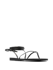 Ancient Greek Sandals Celia leren sandalen - Zwart