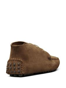 Car Shoe Suède enkellaarzen - Bruin