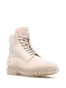 Philipp Plein The Hunter enkellaarzen met veters - Beige