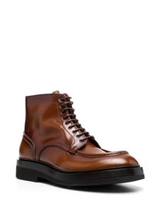Santoni Leren laarzen - Bruin