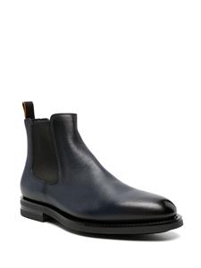 Santoni Leren Chelsea laarzen - Blauw