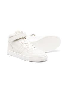 Emporio Armani Kids Leren sneakers - Wit