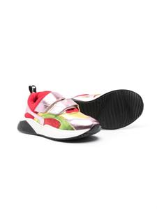 Stella McCartney Kids Sneakers met klittenband - Rood