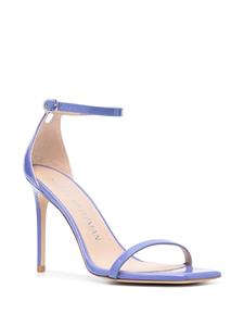 Stuart Weitzman 105mm patent leather sandals - Paars