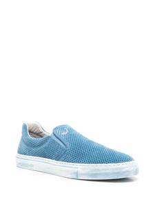 Jacob Cohën Geperforeerde sneakers - Blauw