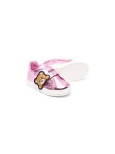 Moschino Kids Sneakers met logoprint - Roze