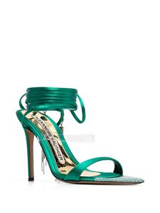 Alexandre Vauthier Sandalen met kristal - Groen