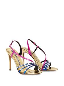 Alexandre Vauthier Leren sandalen - Blauw