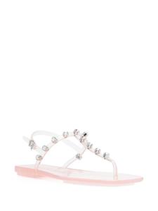 Sergio Rossi Sandalen verfraaid met kristallen - Roze