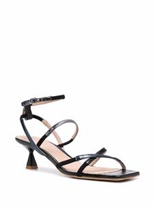 Scarosso Metallic muiltjes - Blauw