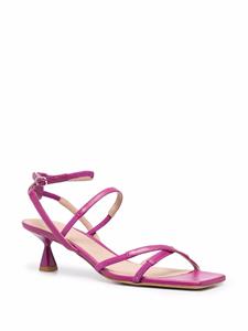 Scarosso Sally leren sandalen - Roze