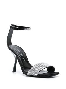 Sergio Rossi x Evangelie Smyrniotaki sandalen met sleehak - Zwart