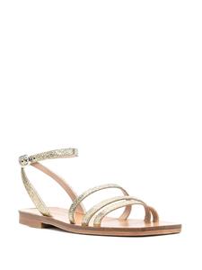 Scarosso Sarah leren sandalen - Geel