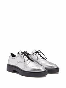 Giuseppe Zanotti Harold brogues met metallic-effect - Zilver