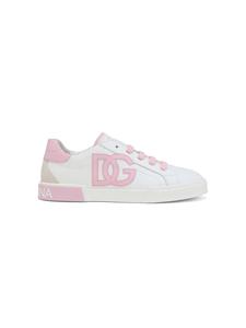 Dolce & Gabbana Kids Portofino low-top sneakers - Wit