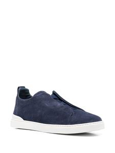 Zegna Suède sneakers - Blauw