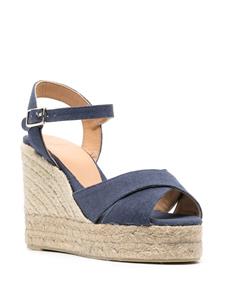 Castañer Blaudell sandalen met sleehak - Blauw