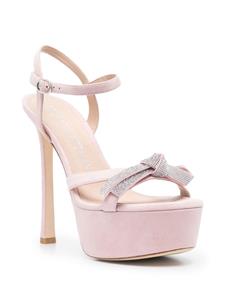 Stuart Weitzman SW Mega Bow sandalen - Roze