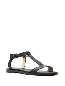 Doucal's Estia leren sandalen - Zwart