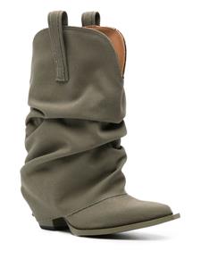 R13 Low Rider slouchy cowbody boots - Groen