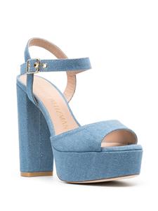 Stuart Weitzman Sandalen met blokhak - Blauw