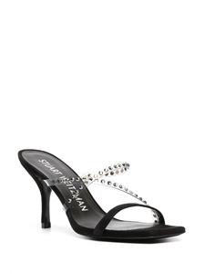 Stuart Weitzman Strapeze sandalen verfraaid met kristallen - Zwart
