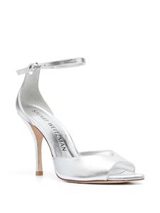 Stuart Weitzman Nudist metallic sandalen - Zilver