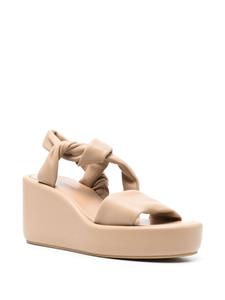 Clergerie Sandalen met geknoopt detail - Beige