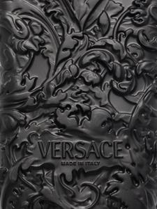 Versace Medusa Dimension slippers met reliëf - Zwart
