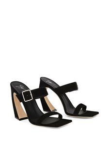 Giuseppe Zanotti Musa suède sandalen - Zwart