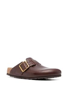 Birkenstock Boston Bold leren slippers - Bruin