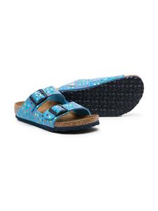 Birkenstock Arizona sandalen met stippen - Blauw