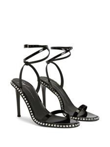 Giuseppe Zanotti Bellatriks sandalen met stras - Zwart