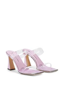 Giuseppe Zanotti Flaminia Plexi sandalen - Roze