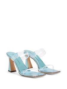 Giuseppe Zanotti Sandalen met doorzichtige hak - Blauw