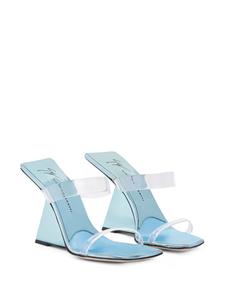 Giuseppe Zanotti Florance Plexi sandalen - Blauw