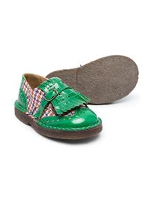 Pèpè Shorts met visgraat patroon - Groen