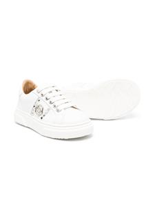 Philipp Plein Junior Hexagon low-top sneakers - Wit