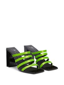 Giuseppe Zanotti Sandalen met blokhak - Groen