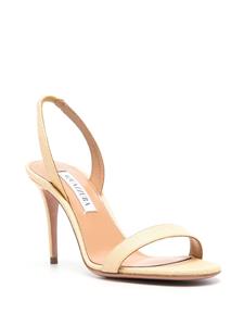 Aquazzura Leren sandalen - Beige