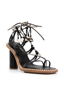 Ulla Johnson Cora sandalen met hak - Zwart