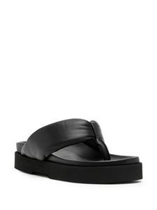 STAUD Dahlia sandalen met plateauzool - Zwart