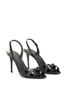 Giuseppe Zanotti Dorotee slingback sandalen - Zwart