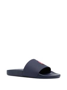 Polo Ralph Lauren Slippers met logoprint - Blauw