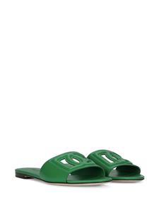 Dolce & Gabbana Leren sandalen - Groen